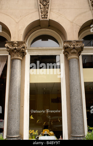 Pâtisserie française dans la ville de Saint John, Nouveau-Brunswick, Canada Banque D'Images