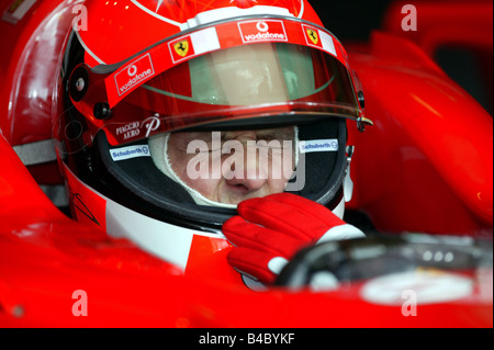 Sport moteur, Michael Schumacher, pilote de course, Formule 1, Portrait Banque D'Images