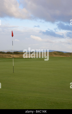 Vue panoramique sur Royal Liverpool Golf lieu de la British Open en 2006 Banque D'Images