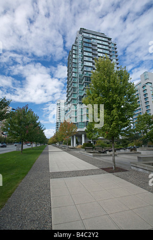 La copropriété dans le centre-ville de Vancouver, Colombie-Britannique '' Banque D'Images