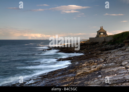 La maison de bain à Howick près de Craster sur la côte de Northumberland Banque D'Images