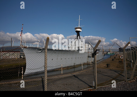 Caroline HMS Belfast Irlande du Nord uk Banque D'Images