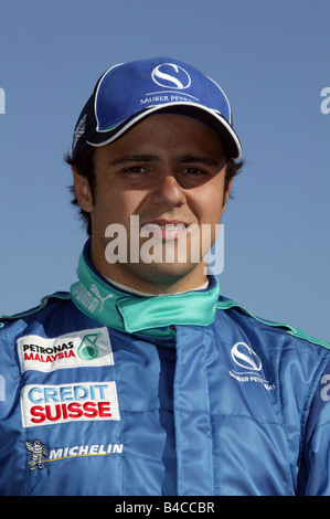 Sport moteur, Felipe Massa, Sauber Petronas, la Formule 1 2005, race driver, Portrait, Bahreïn, photographe : Daniel Reinhard Banque D'Images