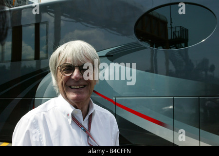 Sport moteur, Bernie Ecclestone, Formule 1, Portrait Banque D'Images