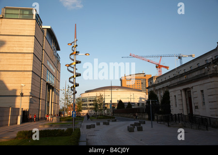 Laganside Tribunaux de Grande Instance et le centre-ville de Belfast waterfront hall irlande du nord uk Banque D'Images