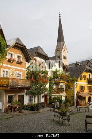 Hallstatt en Basse Autriche Banque D'Images