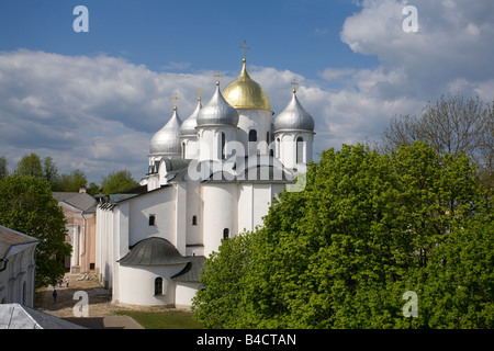 La cathédrale Sainte-Sophie. Veliki Novgorod, Russie. Banque D'Images