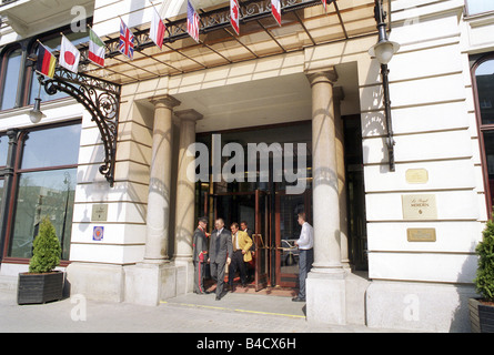 Le Royal Meridien Bristol Hotel à Varsovie, Pologne Banque D'Images