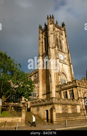 Août 2008 - La Cathédrale de Manchester Manchester England UK Banque D'Images