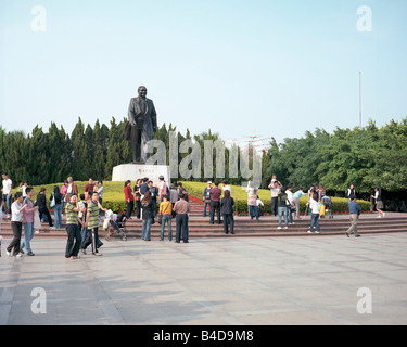 Statue de Deng Xiaoping Banque D'Images