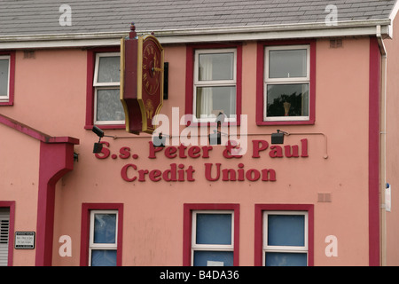 Bureaux d'une credit union en Irlande Banque D'Images