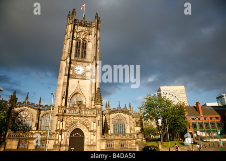 Août 2008 - La Cathédrale de Manchester Manchester England UK Banque D'Images