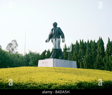 Statue de Deng Xiaoping Banque D'Images
