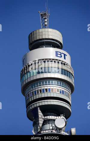 Low angle view of a Telecom Tower, BT Tower, London, England Banque D'Images