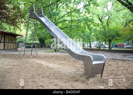 Slide in Playground Banque D'Images