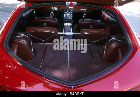 Voiture, Alfa Romeo Brera, Predotype, roadster, rot, l'année de modèle 2002, vue dans le sabot, la technique/accessoire, accessoires Banque D'Images