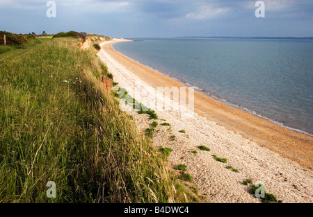 La plage à Gosport Hampshire Angleterre Banque D'Images