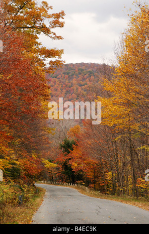 L'automne arrive dans l'ouest du Massachusetts avec de belles couleurs en automne Banque D'Images