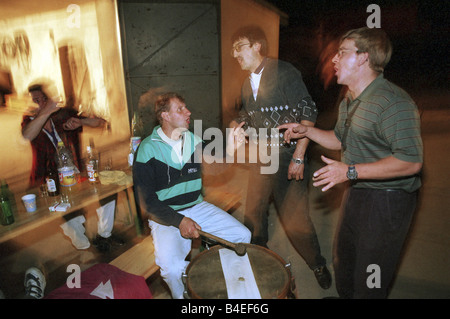 Un bachelor party, Kotulin, Pologne Banque D'Images