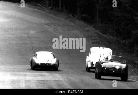 Motor sports, 1000km, course Nürburgring, 1963, historique du sport automobile, voiture d'époque, événements, événement, b/w, photographe : Hans Peter Banque D'Images