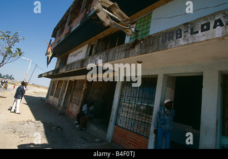 Scène de rue à l'Angola. Banque D'Images