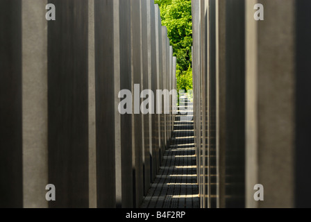 Mémorial aux Juifs assassinés d'Europe à Berlin, Allemagne Banque D'Images