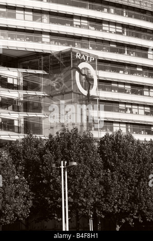 Siège de la RATP, quai de la Rapée à Paris RATP à Paris Banque D'Images