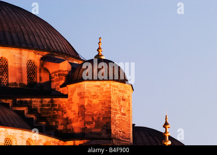 Détail de la Mosquée Bleue (Sultan Ahmet Cami), Istanbul, Turquie Banque D'Images