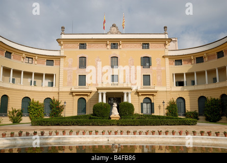 Palau Reial de Pedralbes, Barcelone, Espagne Banque D'Images