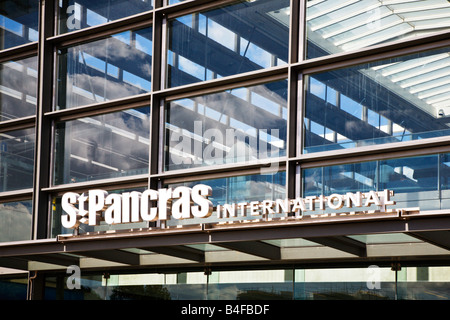St Pancras International Londres Angleterre Banque D'Images