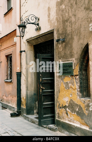 Entrée de l'école de ballet de Poznan Banque D'Images