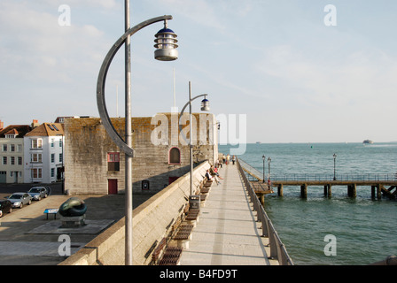 La tour carré vieux Portsmouth Hampshire Angleterre Banque D'Images