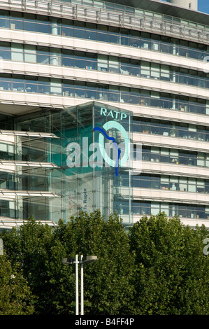 Siège de la RATP, quai de la Rapée à Paris RATP à Paris Banque D'Images