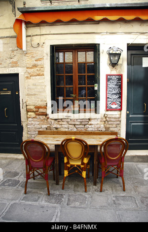 Détail Café vénitien Banque D'Images