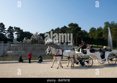 Palais de Schonbrunn Vienne Autriche Banque D'Images