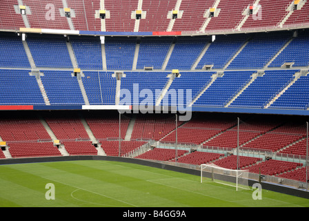 Le stade de soccer de vide Banque D'Images