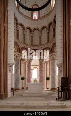 Chauvigny bei Poitiers, Saint-Pierre, Chor Banque D'Images