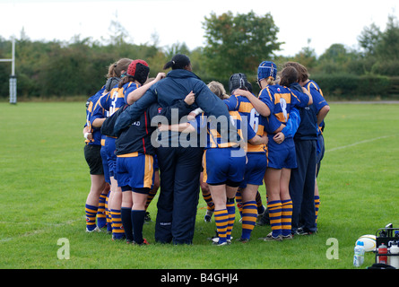 Au women's caucus groupe Rugby Union match, Leamington Spa, Royaume-Uni Banque D'Images