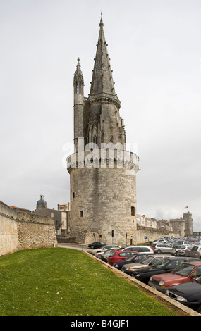 La Rochelle, Tour de la Lanterne (Laternenturm), Banque D'Images