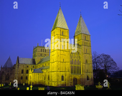 Courts de Southwell Minster, Nottinghamshire, Angleterre Banque D'Images