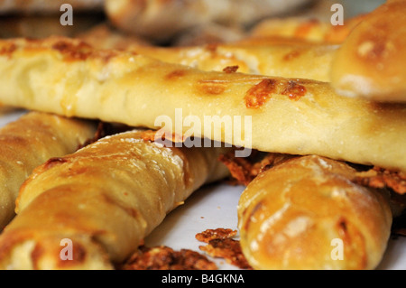 Baguettes fromage Comte français Banque D'Images