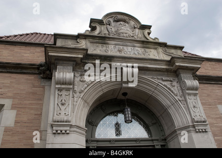 Salle de Botanique Phipps, Phipps Conservatory et détail des jardins botaniques, le parc Schenley, Pittsburgh, Pennsylvanie Banque D'Images