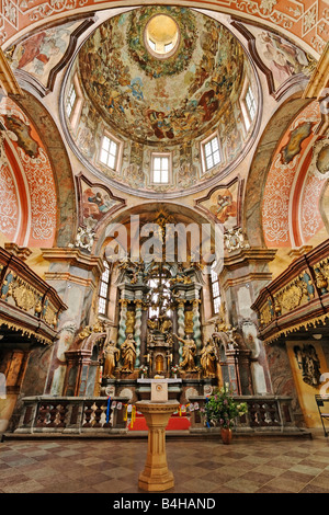 Les intérieurs de l'église, Niederlausitz, Brandebourg, Allemagne Banque D'Images