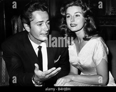 John Derek et Elaine Stewart 1954 Banque D'Images