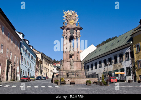 Sainte Trinité monument à Banska Stiavnica UNESCO World Heritage site, Slovaquie Banque D'Images