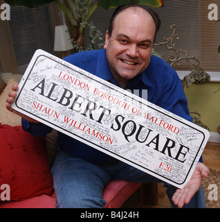 Shaun Williamson qui a joué l'acteur Barry Evans dans Eastenders programme TV Banque D'Images