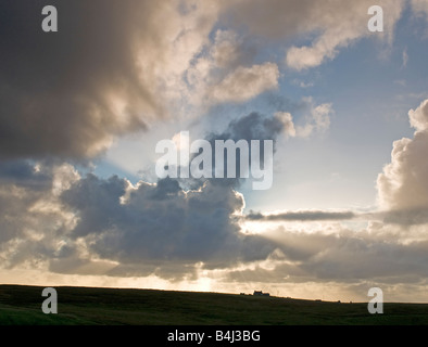 Ciel du soir sur John O' Groats Caithness Scottish North East Coast UK Banque D'Images