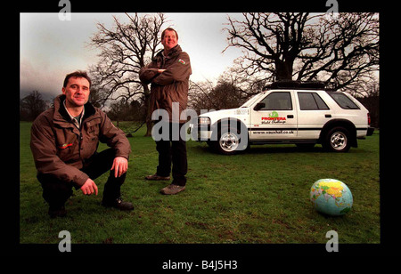 Mars 1998 Vauxhall Frontera World Challenge Colin Bryant et Graham McGraw Banque D'Images