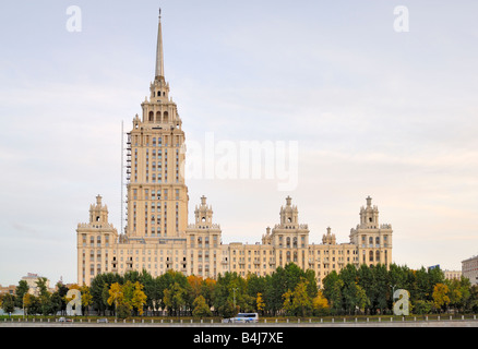 Ukraina Hotel de style Empire à Moscou Banque D'Images