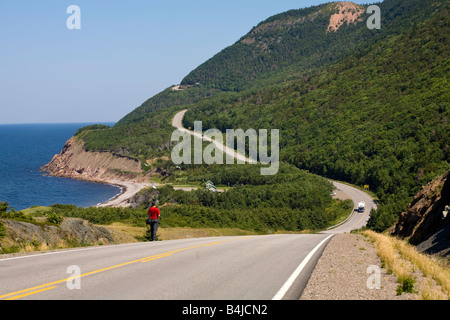 La célèbre piste Cabot Cabot en Breton, Nouvelle-Écosse, Canada Banque D'Images